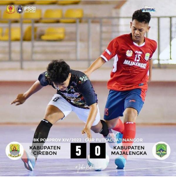 BK Futsal Porprov: Cirebon Bungkam Majalengka 5 Gol Tanpa Balas
