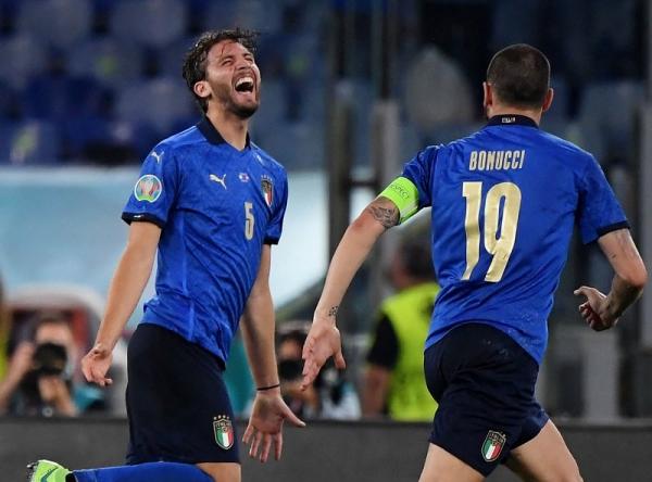Italia Pesta Gol Pastikan Lolos ke 16 Besar, Rusia dan Wales Raih Kemenangan