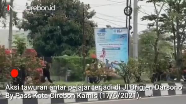Tawuran Antar Pelajar di Cirebon Pecah