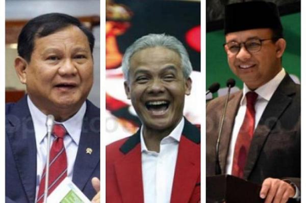 Hasil Survei Indikator Politik: Prabowo Subianto dan Ganjar Pranowo Terpaut Tipis