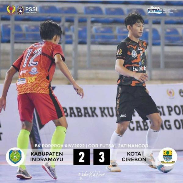Meski Kalah, Tim Futsal Kabupaten Cirebon Tetap Lolos Porprov 2020