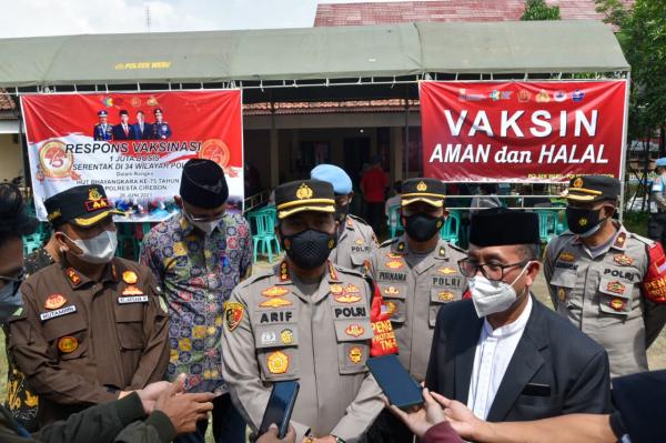 12 ribu Dosis Vaksin Covid-19 Disiapkan Polresta Cirebon Untuk Warga Cirebon