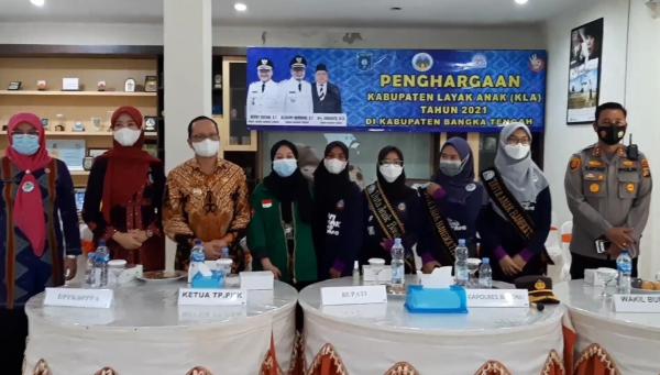 Pemkab Bateng Kembali Raih Penghargaan Kabupaten Layak Anak Tingkat Madya