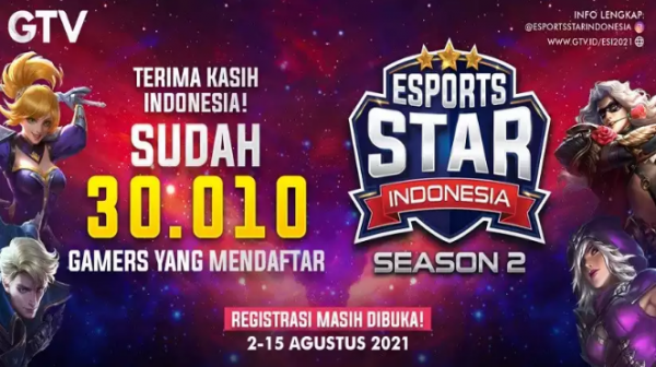 Ribuan Gamers Indonesia Ikut Audisi Esports Star Indonesia