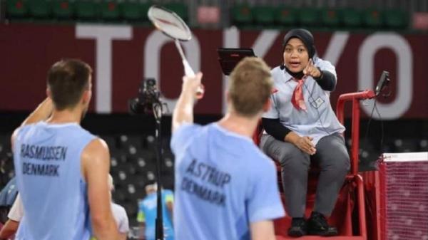 Kisah Qomarul Lailah, Guru SD di Surabaya Jadi Wasit Badminton di Olimpiade Tokyo  Artikel ini telah
