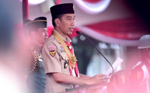 Hari Pramuka, Jokowi Kembali Tegaskan Pentingnya Disiplin Prokes