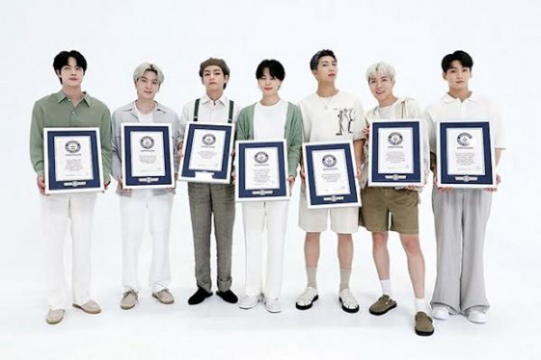 BTS Masuk Guinness World Records 2022
