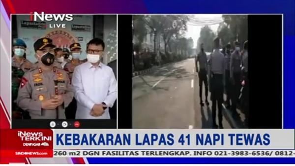 41 Napi Tewas Dalam Kebakaran Lapas Tangerang, Kapolda : Kami Sudah Melakukan Penyelamatan
