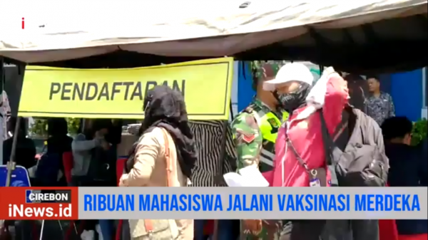 Video Vaksinasi Merdeka di UGJ Kota Cirebon