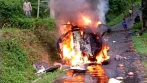 Kronologi Angkot Terbakar di Tasikmalaya, Penumpang Loncat dari Mobil Selamatkan Diri
