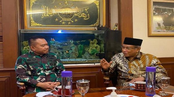 Pangkostrad Temui Ketua Umum PBNU KH Said Aqil Siradj, Ada Apa?