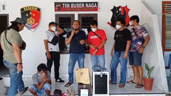 Tim Buser Naga Tangkap Residivis Pencuri Kotak Amal 6 Masjid di Pangkalpinang