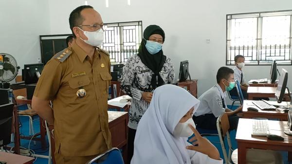 Tinjau Asesmen Nasional SMP, Algafry : Alhamdulillah Berjalan Lancar