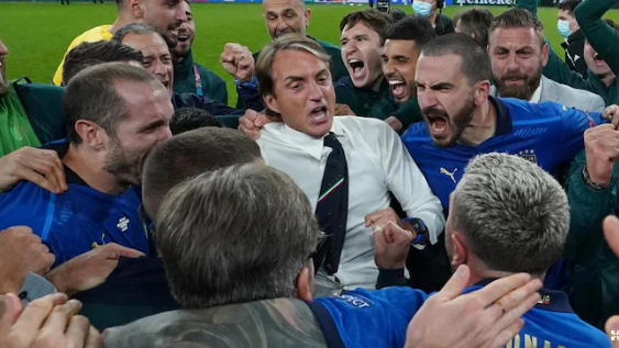 UNL 2020-2021 Pertemukan Italia VS Spanyol, Mancini : Spanyol Tim yang Paling Sulit Kami Lawan