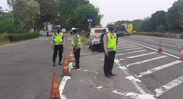 Gunakan Speed Gun, Satlantas Tindak Pengendara Langgar Kecepatan