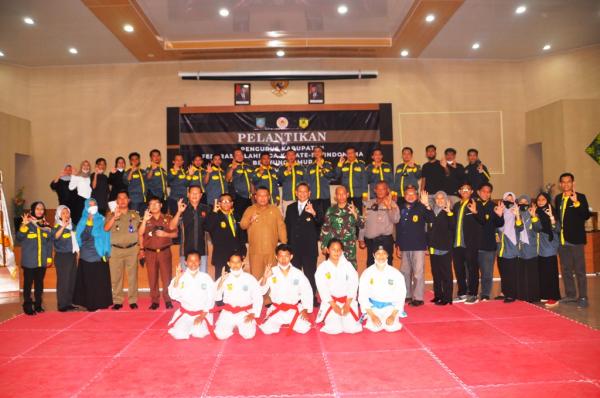 Zikril Resmi Dilantik Sebagai Ketua FORKI Beltim, Gelar Kejuaraan Karate Bupati Cup 2021