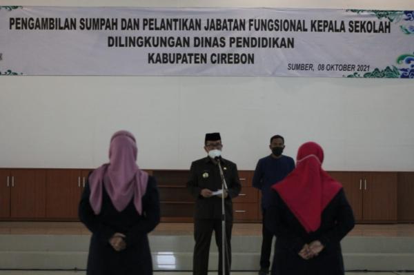 Bupati Cirebon Titipkan Kemajuan Pendidikan kepada 332 Kepala Sekolah