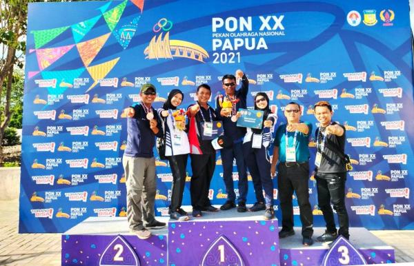 PON XX Papua : Atlet Menembak Babel Raih Perunggu di Nomor Double Trap Men Putra