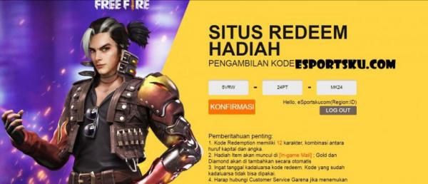 FFESP5M1MVBN;  Kode Redeem Free Fire, Gratis Hari Ini!