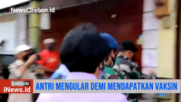 Serbuan Vaksinasi Komando Garnisun Tetap II (Kogartap II) Bandung di Kota Cirebon