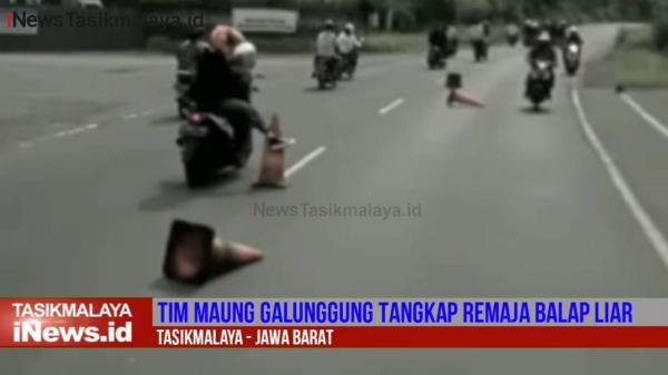 Video 15 Remaja Terlibat Balapan Liar Diamankan Tim Maung Galunggung Polres Tasikmalaya Kota