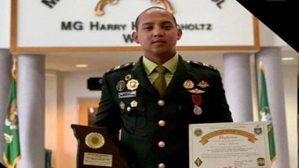 Lettu CPM Ryanda Catur Arhanudya Raih Siswa Terbaik Sekolah Polisi Militer di AS
