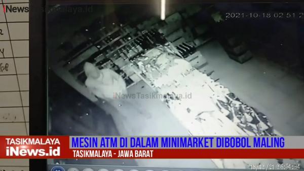 Video Mesin ATM BCA Indomaret di Tasikmalaya Dibobol Pencuri, Uang Ratusan Juta Raib