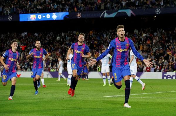 Hasil Liga Champions 2021/2022: Barcelona Susah Payah Kalahkan Dynamo Kiev