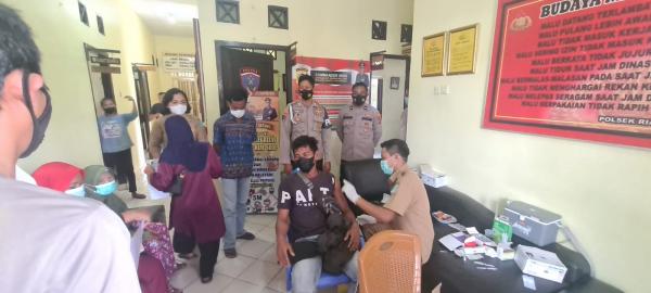 Vaksin Berhadiah, Polsek Riau Silip Siapkan Sembako dan Doorprize