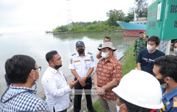 Pengerukan Muara Pelabuhan Tanjungpandan Terkendala Ijin AMDAL, Erzaldi Hubungi KLHK