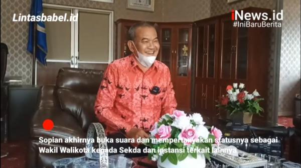 Video! Sopian Ingin Mundur dari Wawako Pangkalpinang, Urung Karena Takut Khianat
