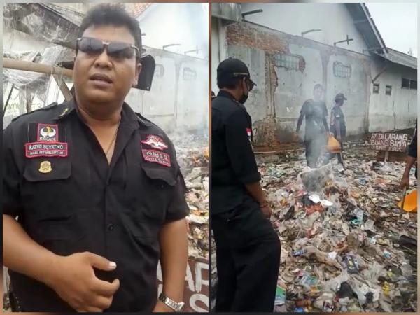 Sampah Menggunung, Gibas Indramayu Turun Tangan Bantu Warga Bersihkan Sampah