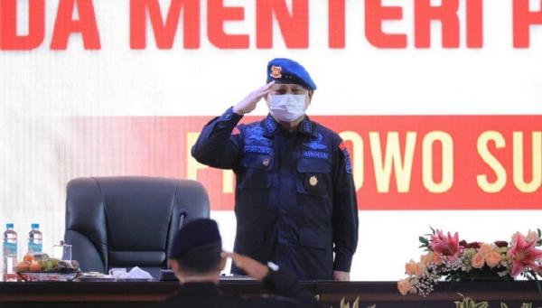 Jadi Warga Kehormatan, Menhan Prabowo Subianto Pesan Brimob Jaga Kekompakan dan Tetap Bela Rakyat 