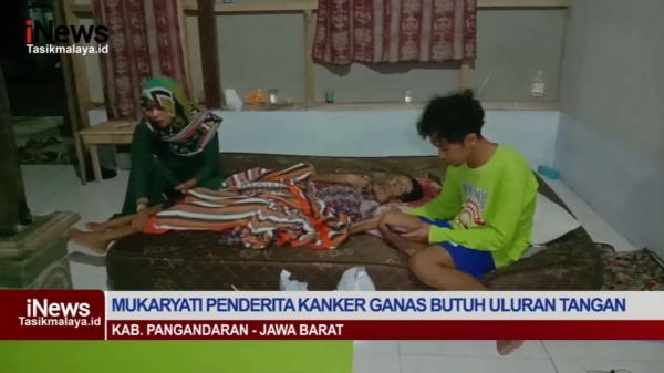 Video Setahun Lebih Derita Kanker Ganas di Pipi, Mukaryati Warga Pangandaran Butuh Uluran Tangan