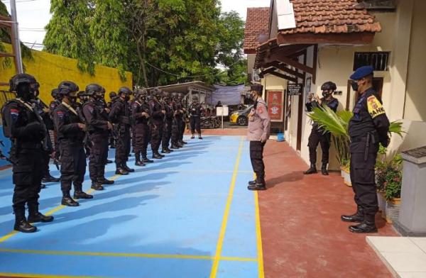 Pastikan Pilwu Kabupaten Cirebon Kondusif Aparat Gabungan Sudah Bersiaga di Semua Titik