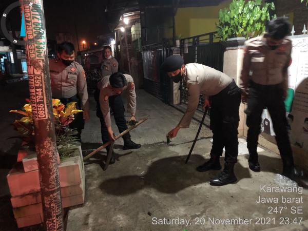 Buntut Tawuran Antar Suporter, Lima Pemuda Diamankan Polres Karawang.