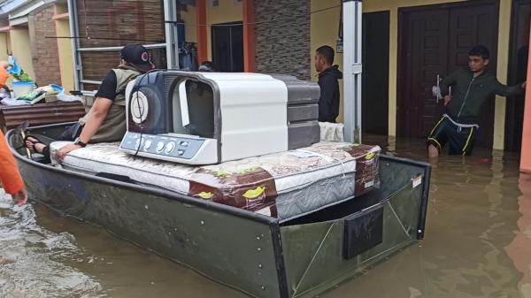 Video Banjir Rendam Wilayah di Pangkalpinang, Ratusan Warga Terkena Dampak