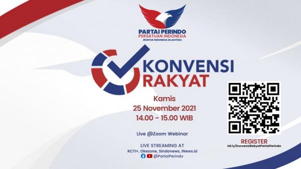 Ingin Jadi Wakil Rakyat? Konvensi Rakyat Partai Perindo Dibuka 25 November, Saksikan di Sini!