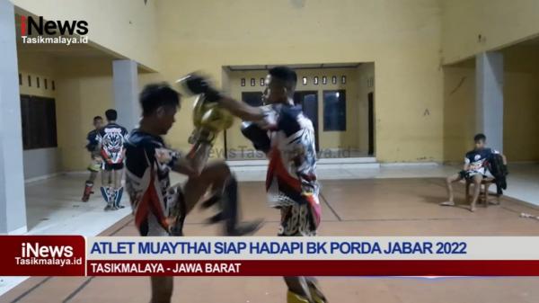 Video Atlet Muaythai Tasikmalaya Siapkan Diri Hadapi BK Porda Jabar 2022