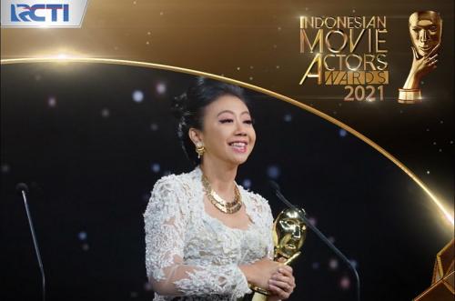Asri Welas Raih Predikat Pemeran Wanita Pendukung Terfavorit IMA Awards 2021