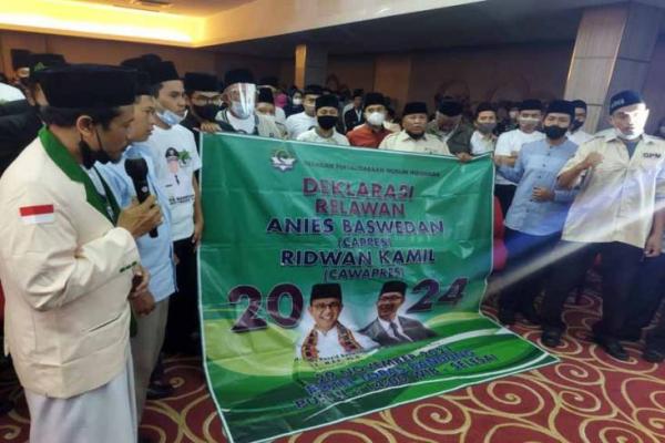 GPMI Jabar Deklarasikan Pasangan Anies-Ridwan Kamil Maju di Pilpres 2024