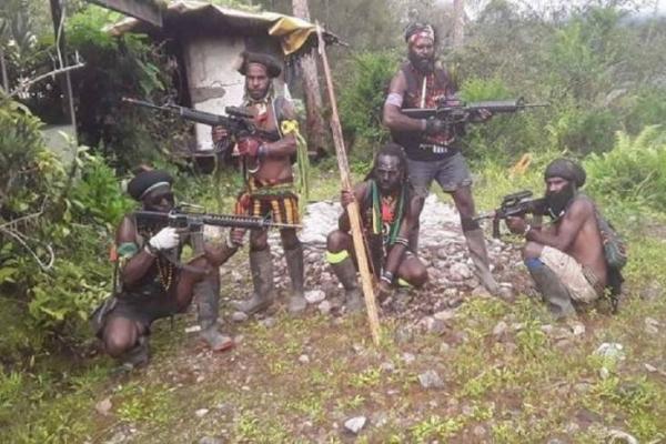 Pos Brimob di Serambakom Pegunungan Bintang Diserang dan Ditembaki KKB Papua