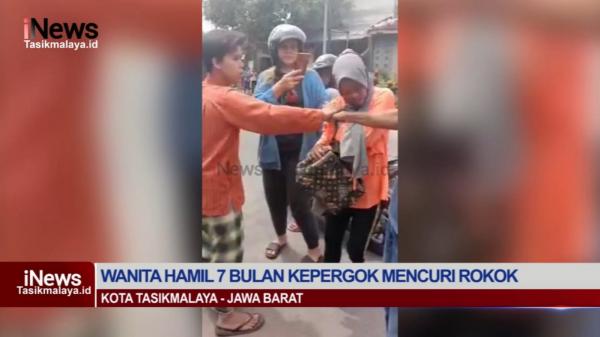 Video Ibu Muda yang Sedang Hamil Kepergok Curi 10 Bungkus Rokok di Warung