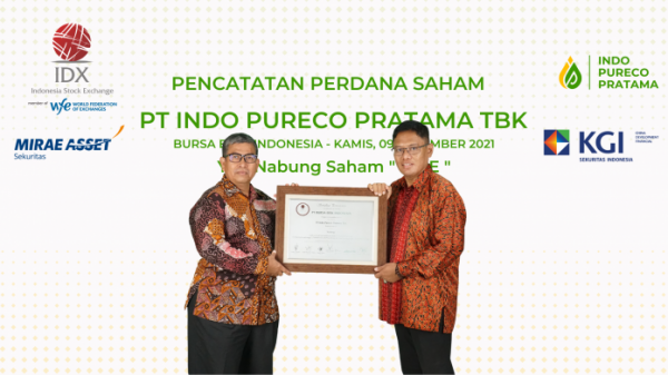 IPO PT Indo Pureco Pratama Tbk (IPPE), Sukses Himpun Dana Rp 1 Miliar