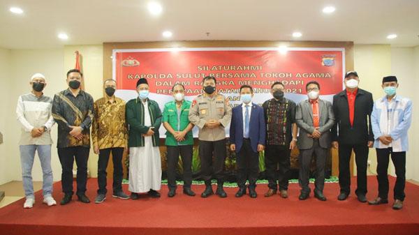 Kumpul Tokoh Agama Sulut, Kapolda   Ajak Tokoh Jaga Persatuan dan Kesatuan Bangsa Jelang Natal