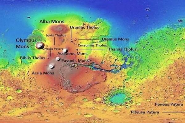 Wow, Mars Punya Gunung Berapi Tinggi 6,8 Km