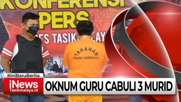 Video Seorang guru di Kabupaten Tasikmalaya Jawa Barat, dibekuk Satreskrim Polres Tasikmalaya