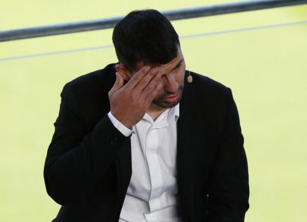 Mengharukan, Tangis Sergio Aguero Tak Terbendung saat Umumkan Pensiun dari Dunia Sepakbola