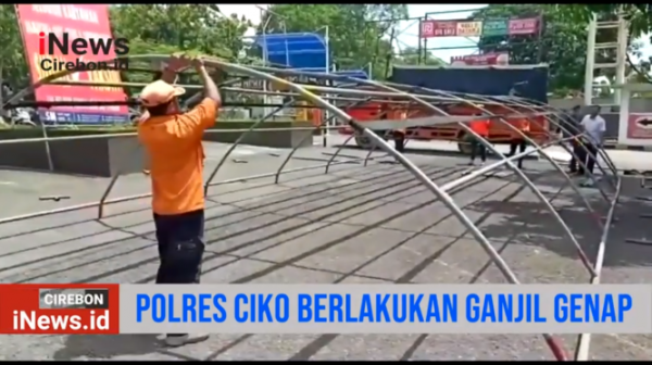 Jelang Nataru Polres Cirebon Kota Berlakukan Ganjil-Genap