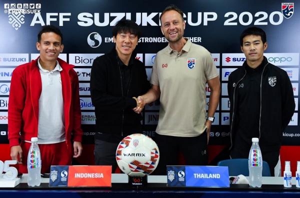 Ajak Egy ke Konferensi Pers, Cara Shin Tae-yong Ngeprank Pelatih Thailand di Final Piala AFF 2020?